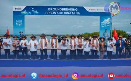 Menkop Resmikan Pembangunan SPBU Nelayan di Lampung Timur