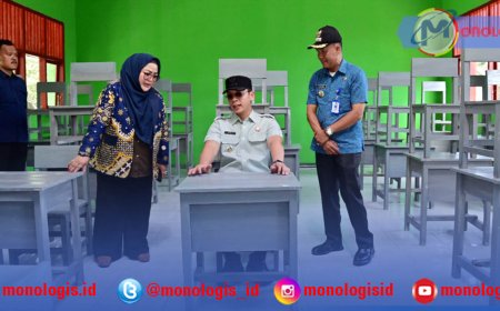 Egi Kecewa Lihat Kondisi SMPN 1 Rajabasa