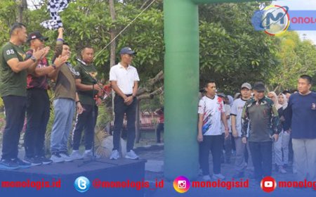 Pemkab Waykanan Gelar Jalan Sehat HUT ke-54 KORPRI