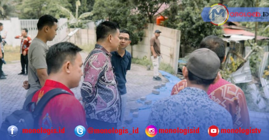 Pj Sekda Pesisir Barat Carikan Solusi Tangani Pagar Sekretrariat TP-PKK yang Rusak Diterjang Longsor