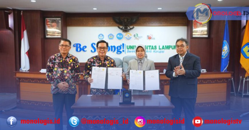 Unila dan Universitas Saburai Teken MoU Perkuat Kolaborasi Pendidikan di Lampung