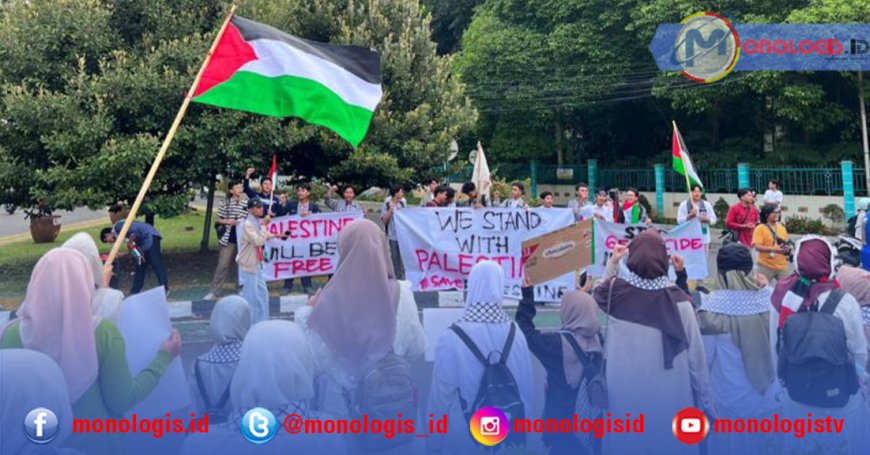 Unila Gelar Aksi Solidaritas untuk Palestina