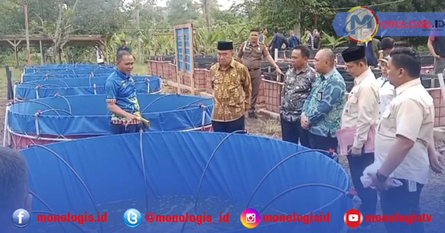 Bupati Tanggamus Tinjau Project Integrated Farming di Way Jaha