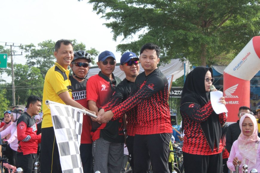 Ribuan Peserta Meriahkan  Gowes Santai HUT ke-17, Mesuji