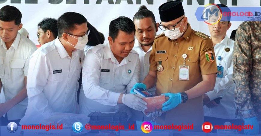 BNNP Lampung Musnahkan 11,3 Kg Sabu
