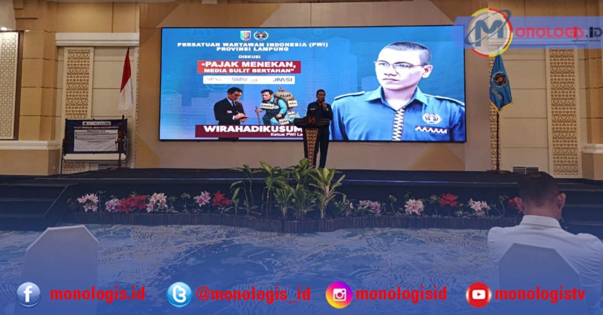 PWI Lampung Dorong Kemenkeu Beri Afirmasi Bagi Perusahaan Pers