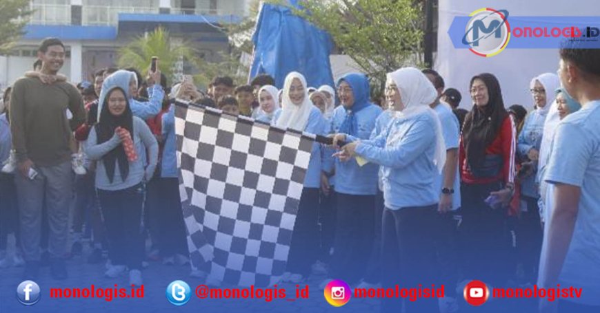 Lepas Jalan Sehat Festival Lestari 2025, Bupati Waykanan: Semangat Literasi Harus Terus Hidup