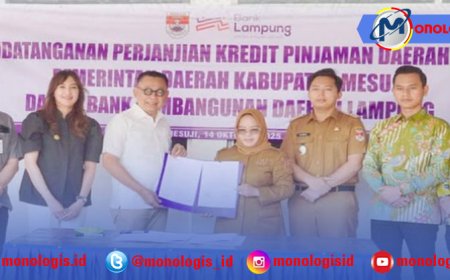 Pemkab Mesuji Terima Pinjaman Kredit Daerah Dari Bank Lampung