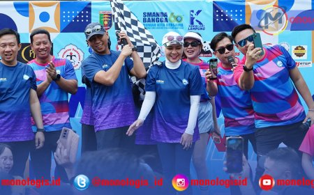 Dilepas Gubernur Mirza, Ribuan Peserta Meriahkan Smanda Fun Run 2025