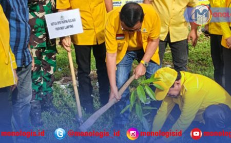 Golkar Lampung Canangkan Gerakan Menanam Pohon
