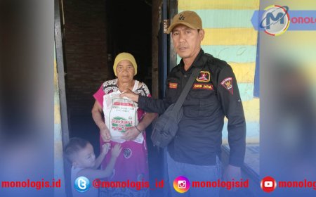 RS MMH dan GRIB Jaya Bagikan Beras ke Warga di Dua Kecamatan