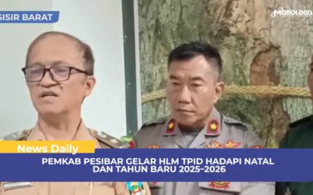 Pemkab Pesibar Gelar HLM TPID Hadapi Natal dan Tahun Baru 2025–2026