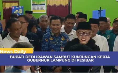 Bupati Dedi Irawan Sambut Kunjungan Kerja Gubernur Lampung di Pesibar