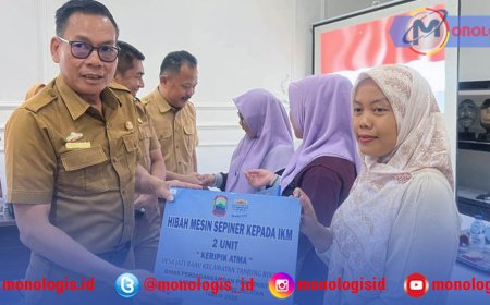 Pemkab Lampung Selatan Salurkan Hibah Mesin Produksi ke Pelaku IKM