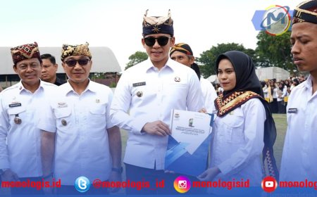 Egi Serahkan SK 5.792 PPPK Paruh Waktu