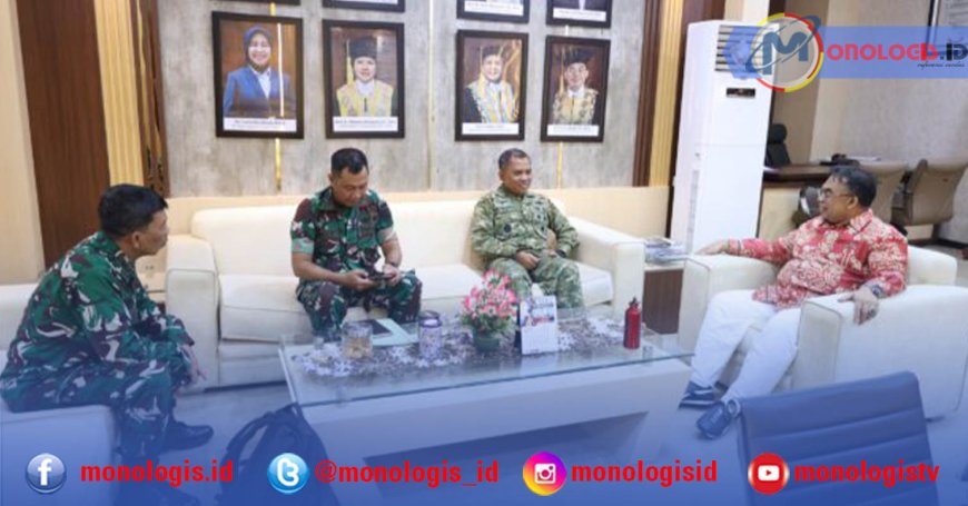 Unila dan Kodam XXI/Radin Inten Bahas Penguatan Kerja Sama