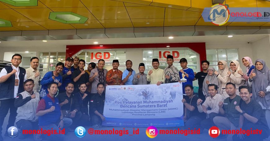 Muhammadiyah Lampung Kirim 15 Relawan ke Sumatera Barat Respon Banjir Bandang