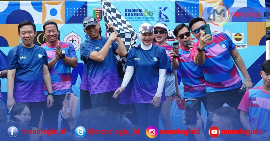 Dilepas Gubernur Mirza, Ribuan Peserta Meriahkan Smanda Fun Run 2025