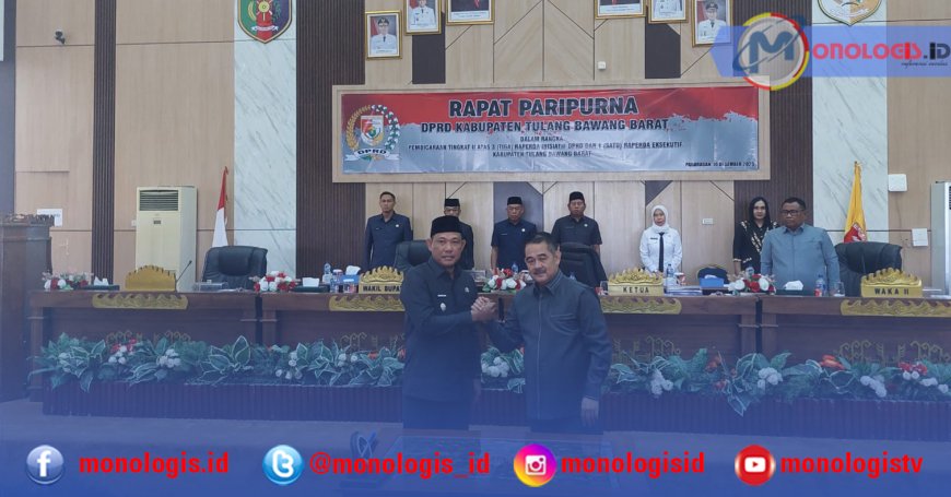 Pemkab Tulangbawang Barat Setujui Empat Raperda Menjadi Raperda