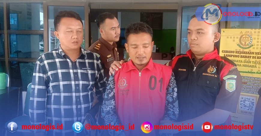 Korupsi APBDes, Mantan Peratin di Pesisir Barat Dijebloskan ke Rutan
