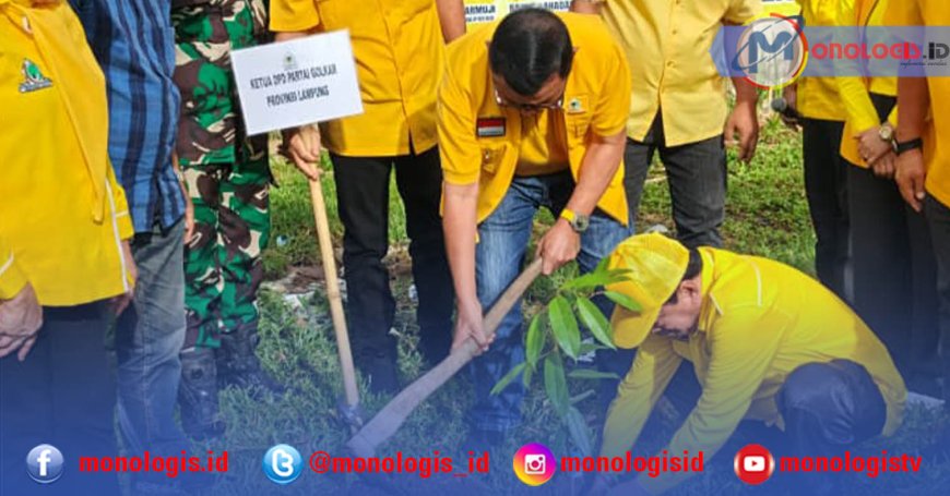 Golkar Lampung Canangkan Gerakan Menanam Pohon