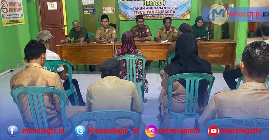 Tiyuh Panca Marga Bagikan BLT Tahap IV