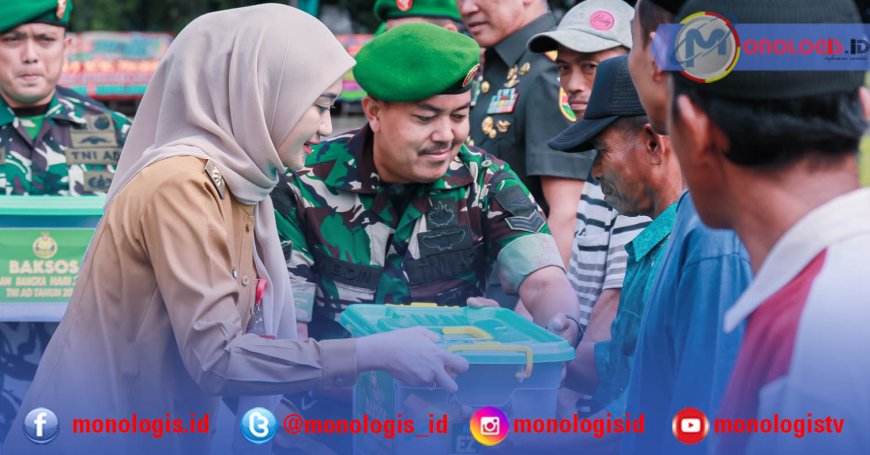 Hari Juang Kartika TNI AD 2025, Kodam XXI/Radin Inten Bagikan Sembako