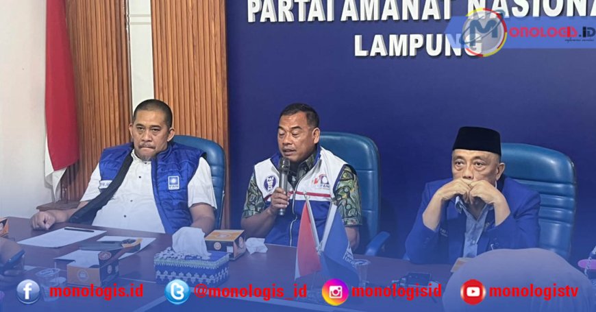 Abdullah Surajaya Ditunjuk Jadi Plt Ketua PAN Lampung Tengah