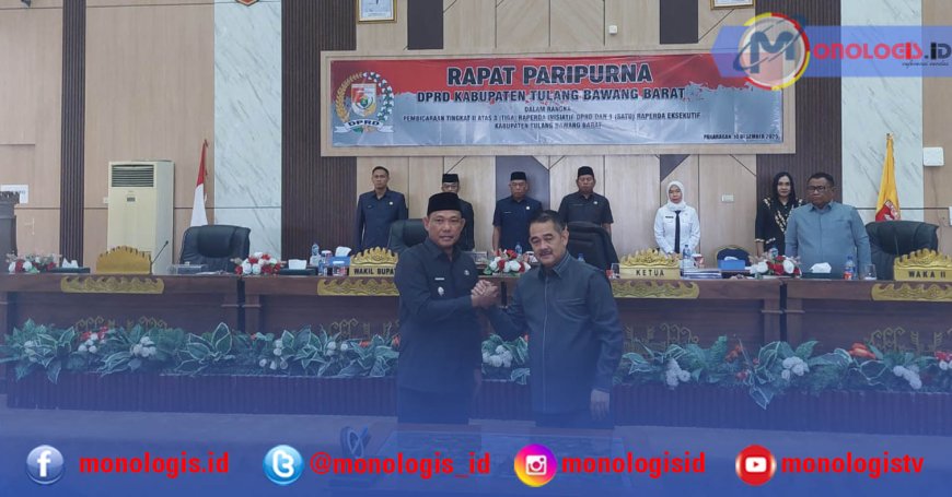 DPRD Tulangbawang Barat Sahkan Empat Raperda