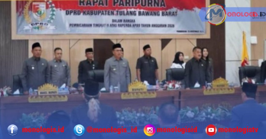 DPRD Tulangbawang Barat Sahkan APBD 2026