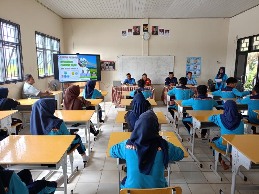 SMPN 9 Mesuji Luncurkan Program Student Farmer Club