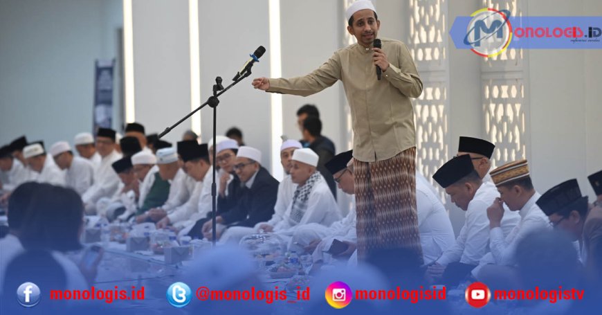 Ribuan Masyarakat Lampung Panjatkan Doa Bersama di Masjid Raya Al-Bakrie