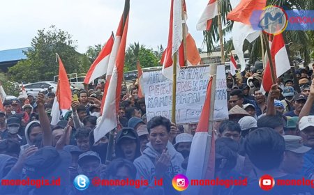 Sengketa Lahan! Ratusan Warga Mesuji Geruduk PT PAL