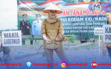 Tanam Padi Serentak, Lampung Bidik 3,3 Juta Ton di 2026