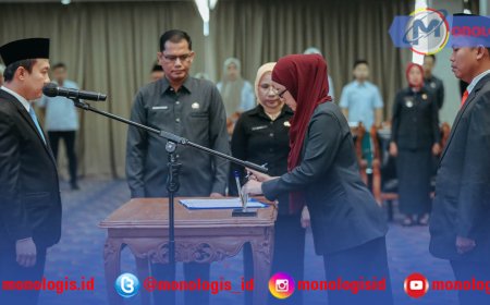 31 Pejabat Pemprov Lampung Dilantik, Sekdaprov Tekankan Integritas