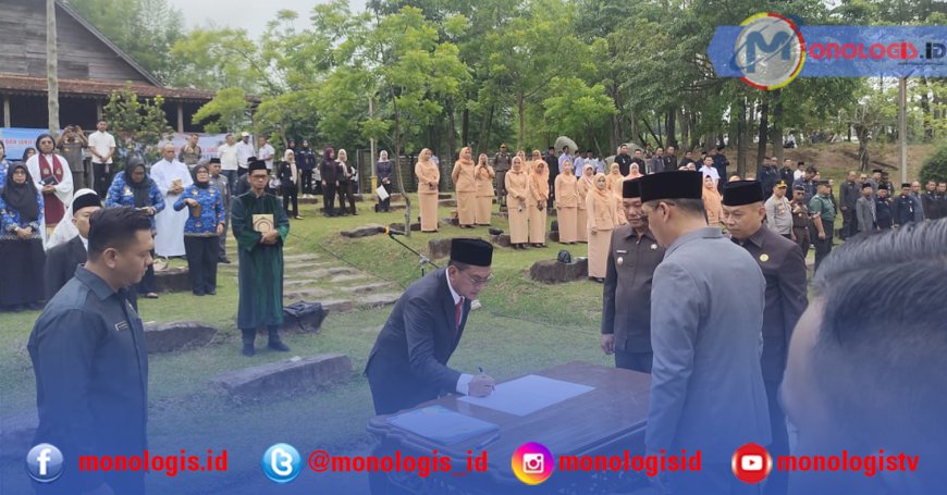 Lantik 69 Pejabat, Bupati Tulangbawang Barat  Tekankan Profesionalisme dan Kolaborasi