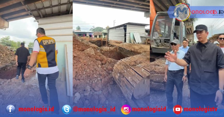 Bupati Egi Turun Tangan Atasi Banjir Natar