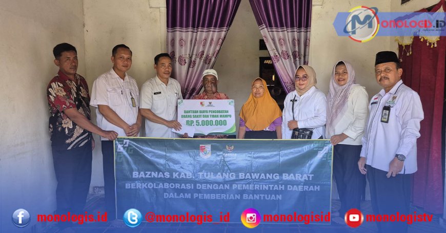 BAZNAS Tulangbawang Barat Salurkan Bantuan Pengobatan untuk Warga Waysido