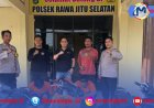 Berkedok Wartawan, Tiga Pelaku Pemerasan Dibekuk Polsek Rawajitu Selatan! Korban Diperas Rp30 Juta Dengan Ancaman Foto Asusila