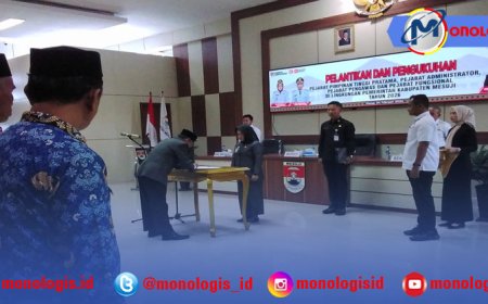 Bupati Mesuji Lantik 72 Pejabat Berbagai Jenjang Tingkatan di Pemkab Mesuji
