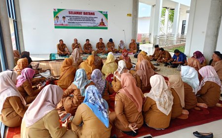 Digencarkan Gerakan Literasi, 45 Kepsek Tubaba Sambangi Dinas Perpustakaan