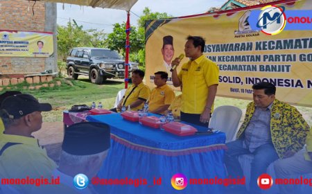 Partai Golkar Kecamatan Banjit, Way Kanan Gelar Muscam, Darlian Pone: Perkuat Konsolidasi dan Soliditas Hingga Ke Kampung