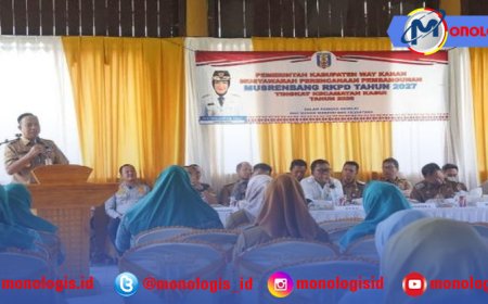 Musrenbang Kecamatan Kasui, Ixuan Tekankan Hilirisasi, Mitigasi Bencana Dan Pelestarian Lingkungan Untuk Kesejahteraan Masyarakat