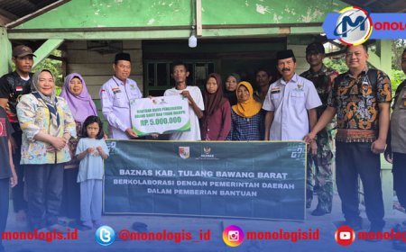 BAZNAS Tubaba Bergerak! Pemuda Derita Gondok Beracun Dapat Bantuan Berobat ke Bandung