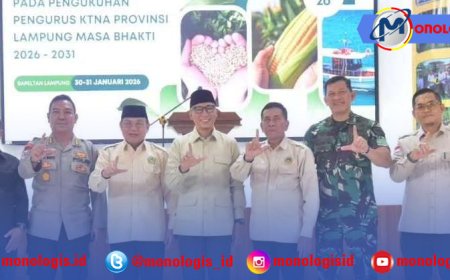 KTNA Lampung Dikukuhkan, DPRD Siap Kawal Aspirasi Petani dan Nelayan