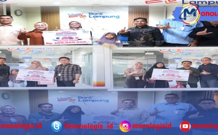Bank Lampung Serahkan Grand Prize Hadiah Undian Simpeda Lokal Bank Lampung 