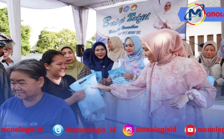 Antusiasme Warga Warnai Kegiatan Berbagi Takjil PKK dan DWP Provinsi Lampung