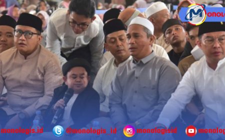 Giri Akbar Hadiri “Doa untuk Negeri” di Masjid Raya Al-Bakrie