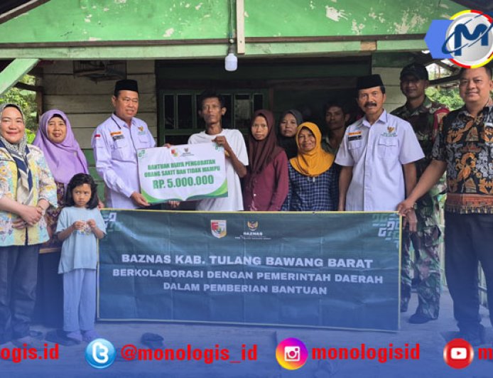 BAZNAS Tubaba Bergerak! Pemuda Derita Gondok Beracun Dapat Bantuan Berobat ke Bandung