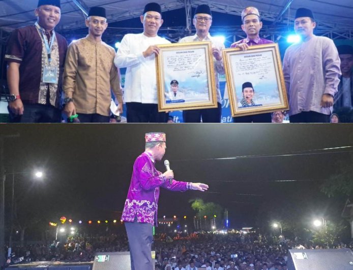 Ribuan Jamaah Hadiri Tabligh Akbar UAS di Tulangbawang Barat